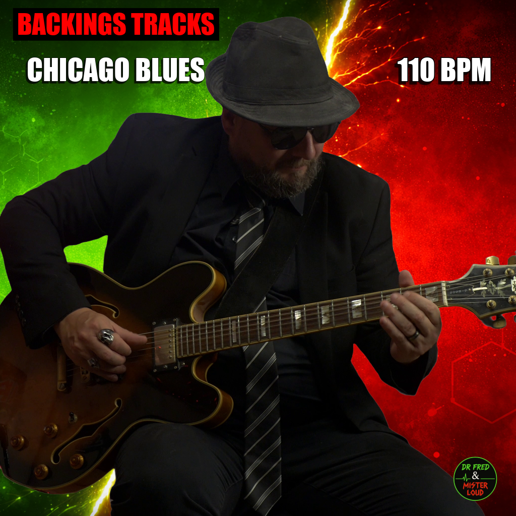 Backing tracks Chicago Blues 110 BPM